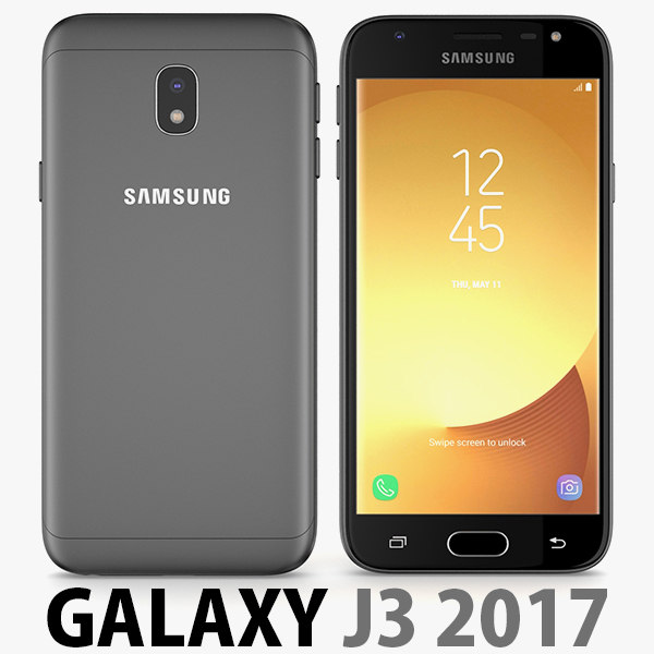 Samsung Galaxy J3 17 Model Turbosquid