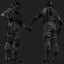 3D police special force officer