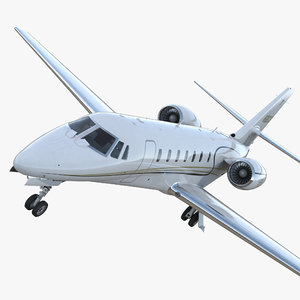 3D business jet cessna 680
