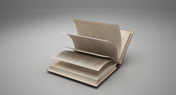 Book Rigged 3D Model - TurboSquid 1174016