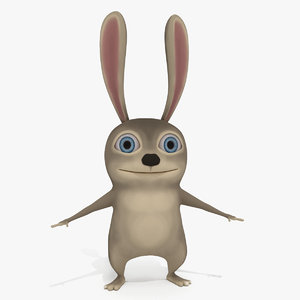 cartoon rabbit 3D
