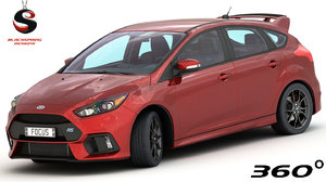 focus rs 2017 interior 3D model