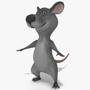 mouse cartoon 3D model