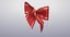 realistic gift bow model