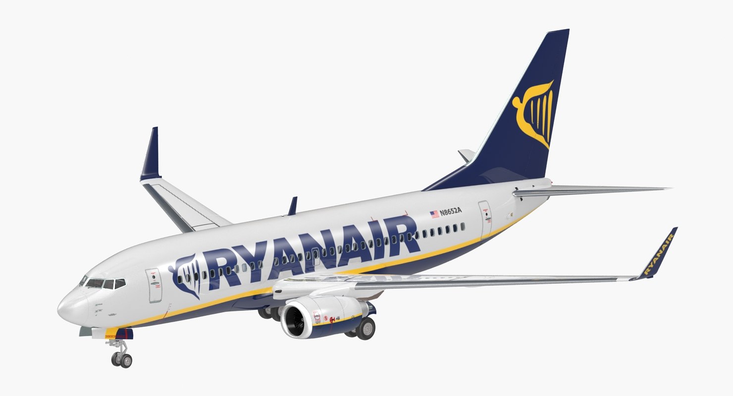 3D boeing 737-700 interior ryanair model - TurboSquid 1174386