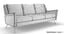 sofa carlo mid-century 3D model