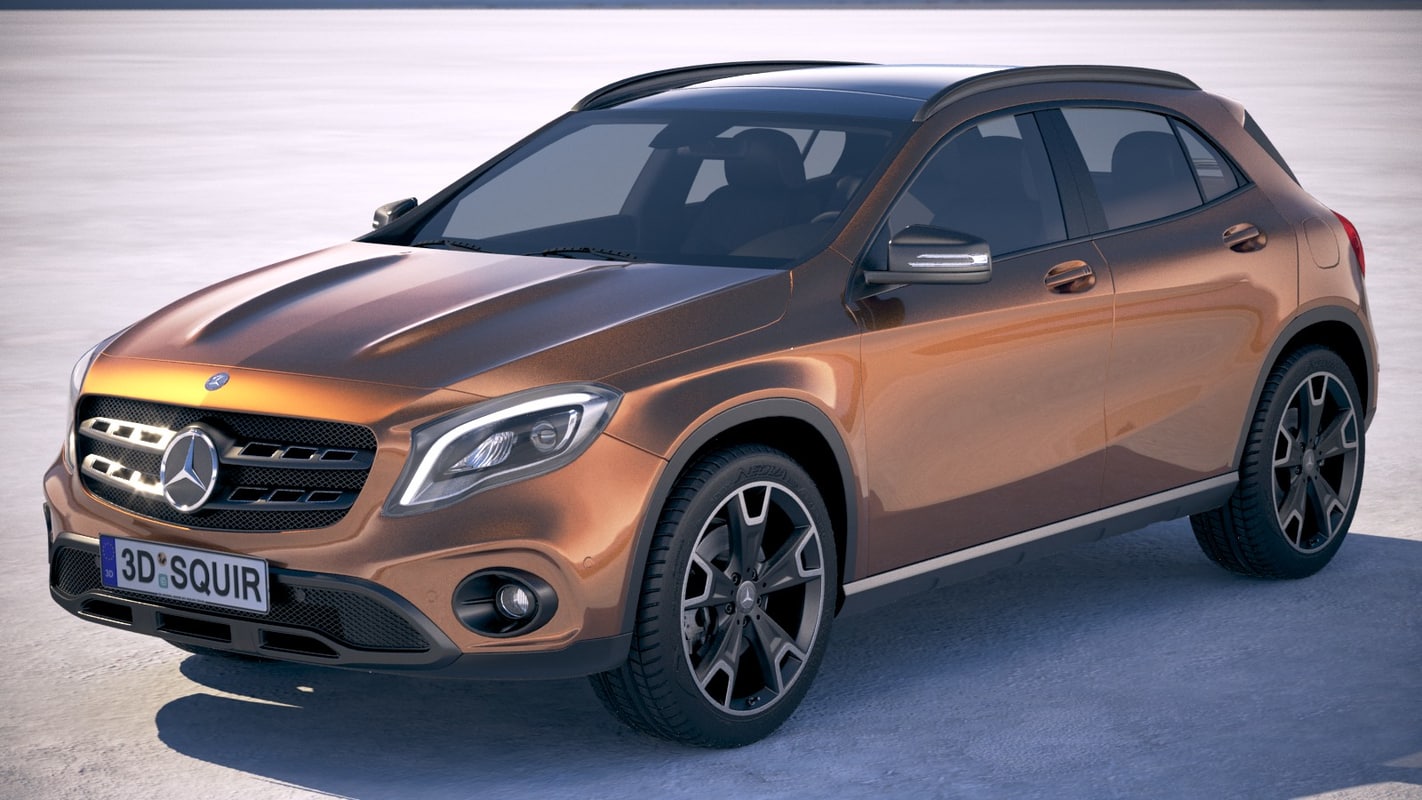 3d Mercedes Gla 18 Model Turbosquid