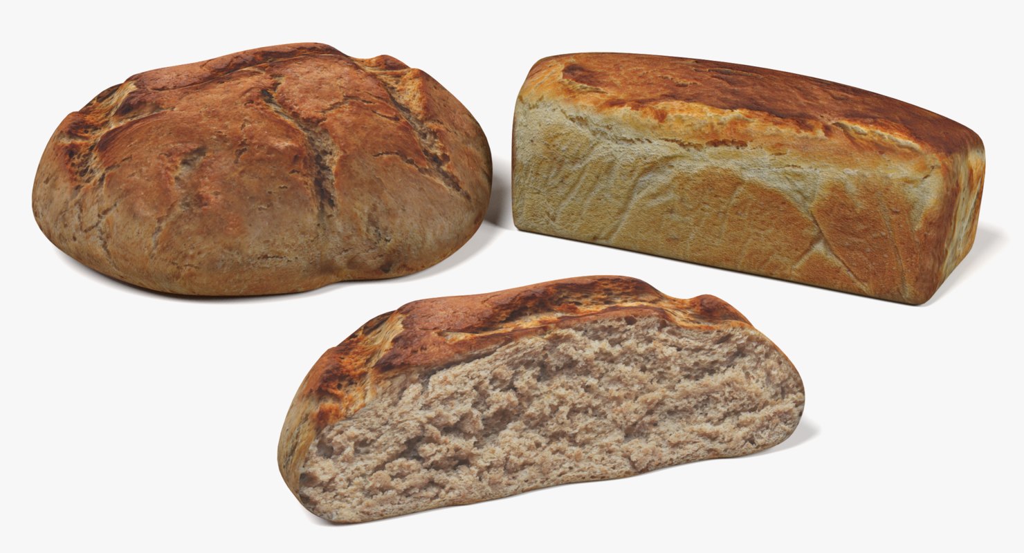 3d simulation bread