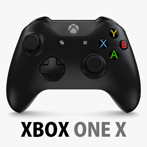 xbox one x controller black