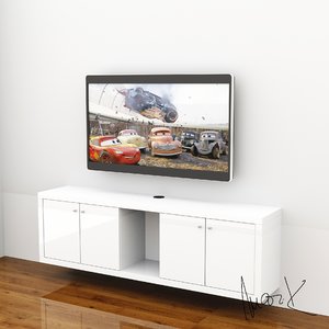 3D model tv cabinet