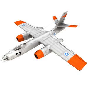 ilyushin il-28 beagle bomber 3D model