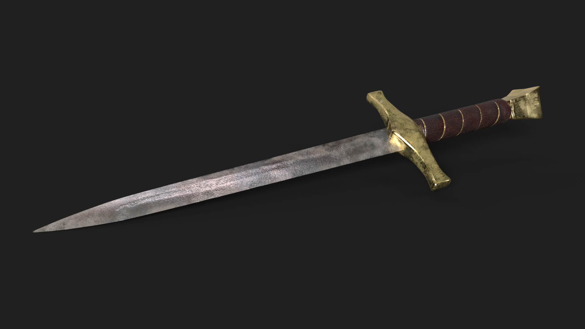 3D conquistador dagger - TurboSquid 1174605