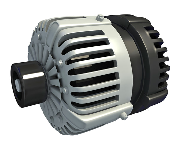 engine alternator 3D model