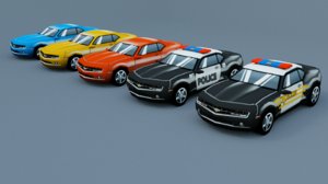 cars pack 3D model