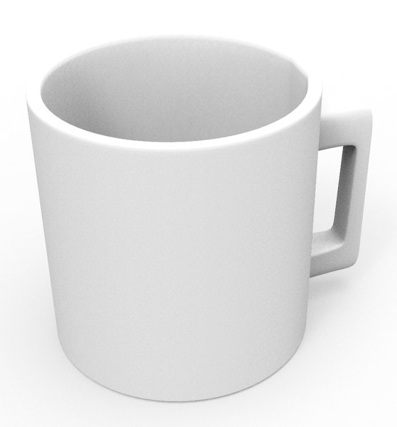 シンプルマグカップ3dモデル Turbosquid