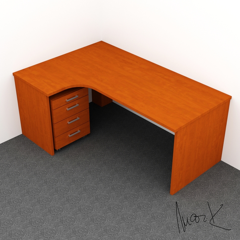 Arbeitstisch 4 3D Modell TurboSquid 1174752