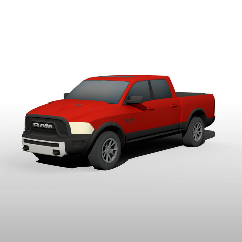 Dodge ram 3d model