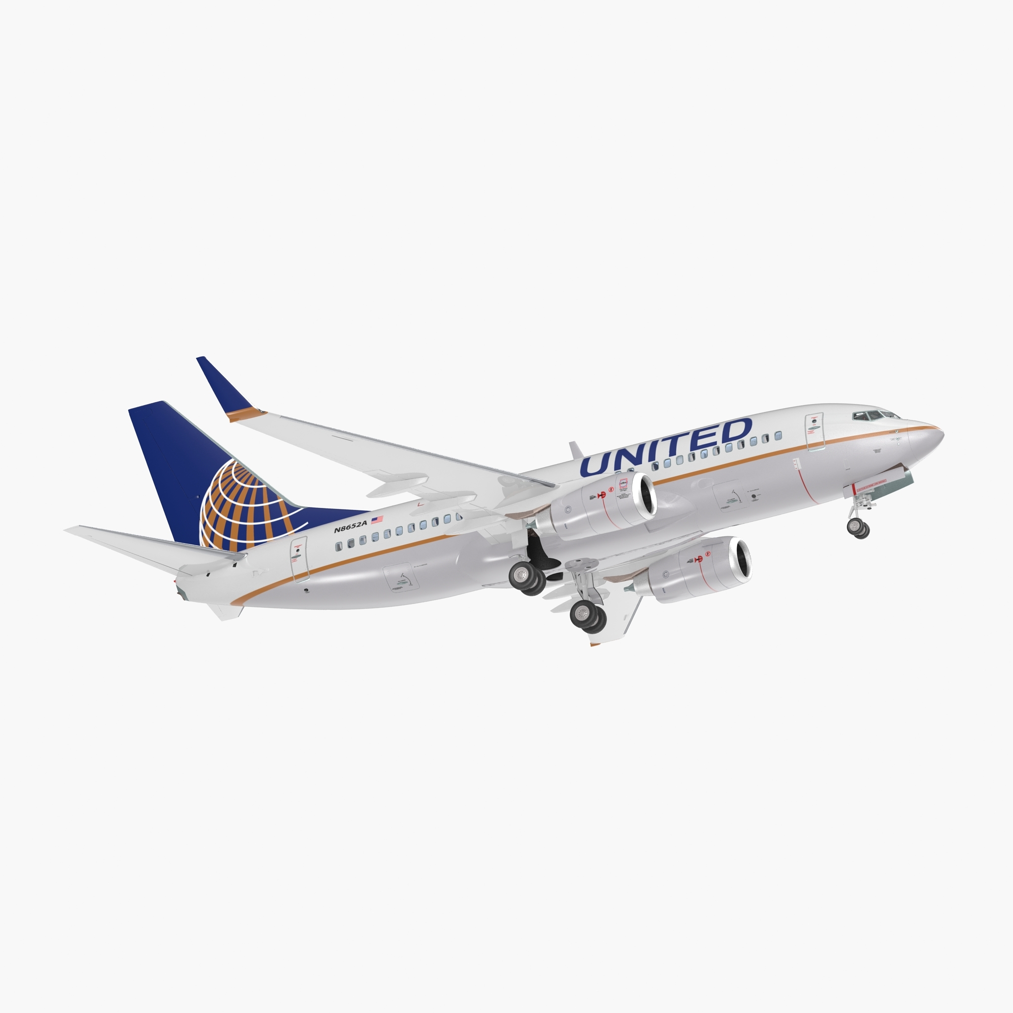 Boeing 737 700 Mit Interior United Airlines