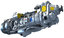 3D turboprop engine model