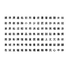 chinese ms gothic font 3D model
