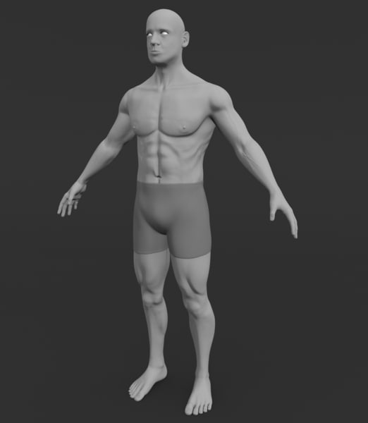 male character 3D