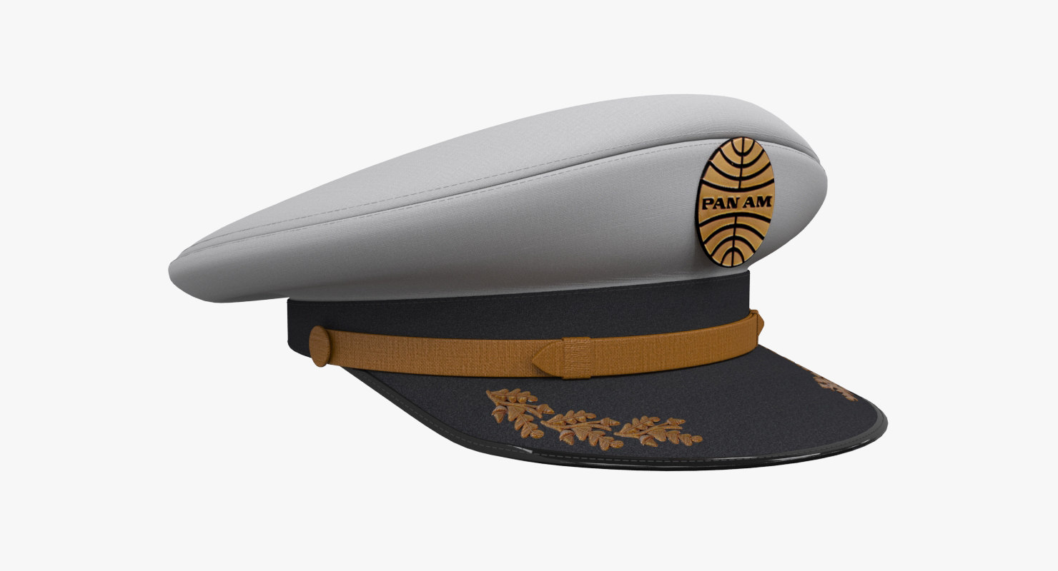 3D captain hat model TurboSquid 1175115