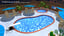 motel swimming pool 3D model