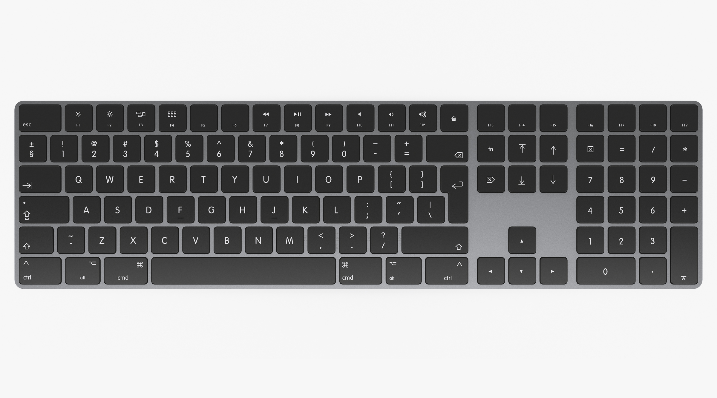 apple magic keyboard with numeric keypad touch id