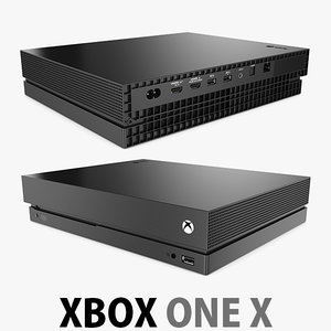 xbox x console 3D model