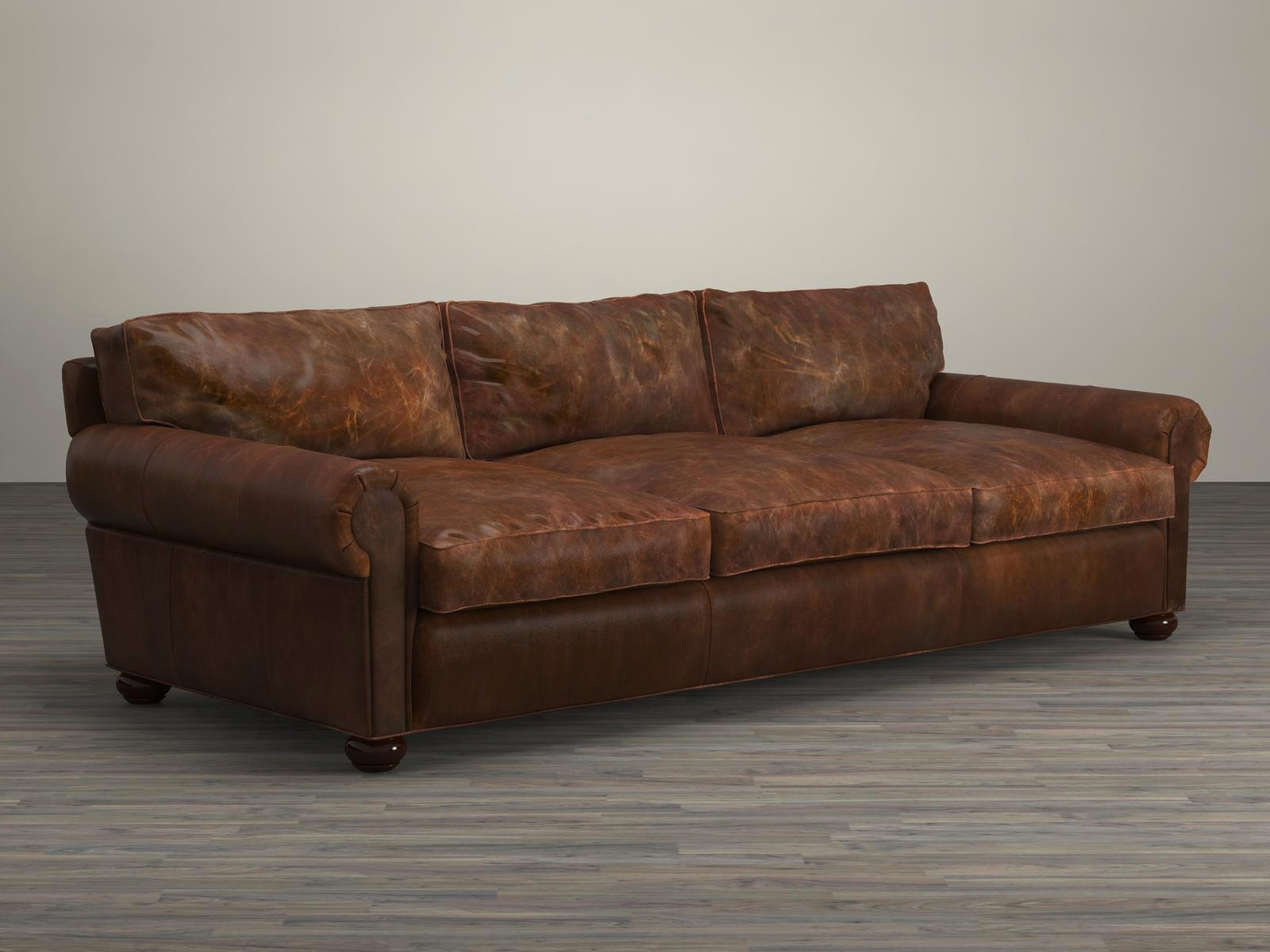 96 original lancaster leather sofa
