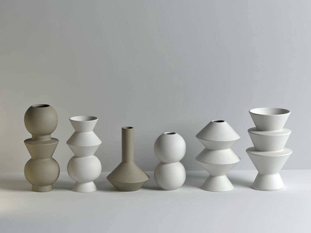 Geometric vases 3D model - TurboSquid 1175570