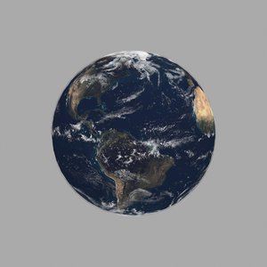 simple planet earth 3D model