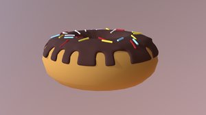 doughnut sweet 3D model