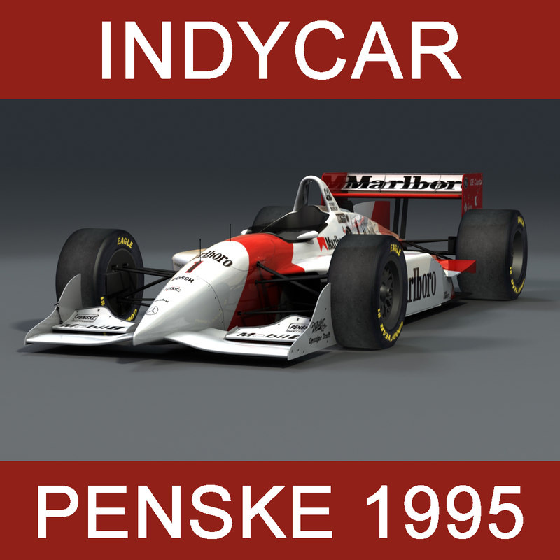 indy free 3d car model Indycar TurboSquid penske car 1995 3D 1175755