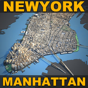 new york city 2 3D model