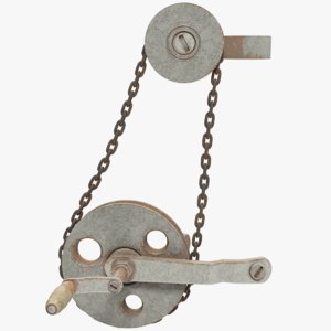 old chain drive 3D model