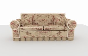 3D old couch