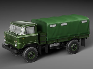 1964 truck ussr 3D model