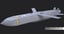 3D storm shadow scalp cruise missile model