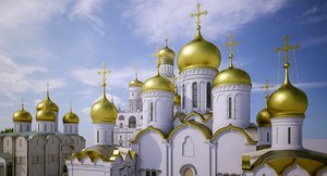 3D russian churches model
