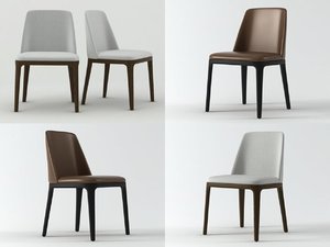 3D grace chair model