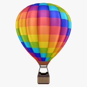 3D model hot air balloon 02