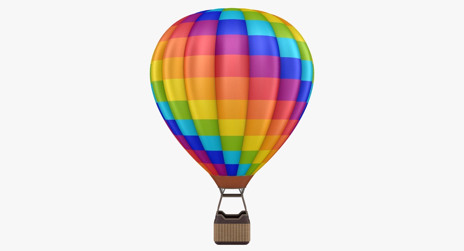 Макеты воздушных шаров. Air Balloon 3d модель. Воздушный шар с корзиной. Макет воздушного шара. Воздушный шар на белом фоне.