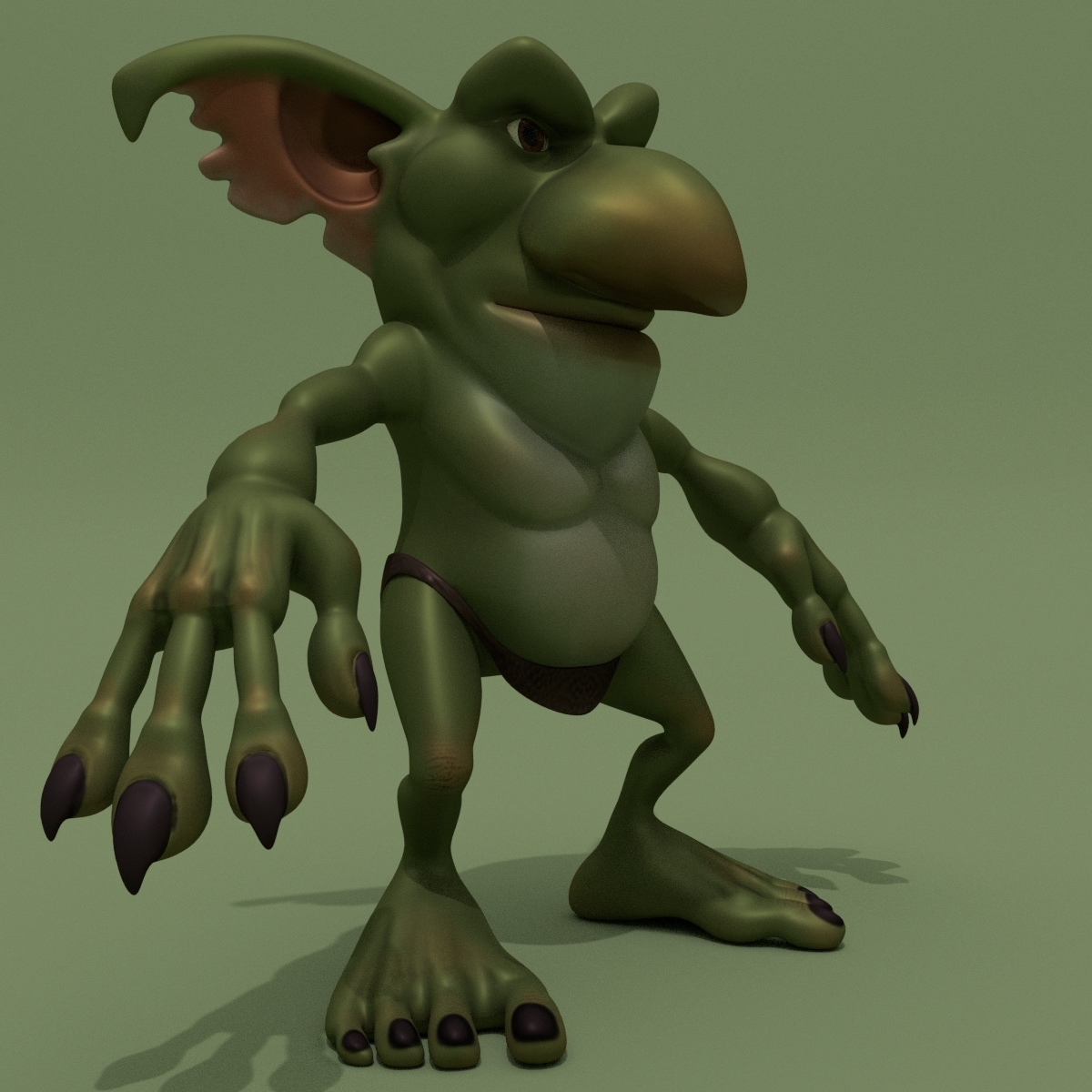 卡通幻想怪物3d模型