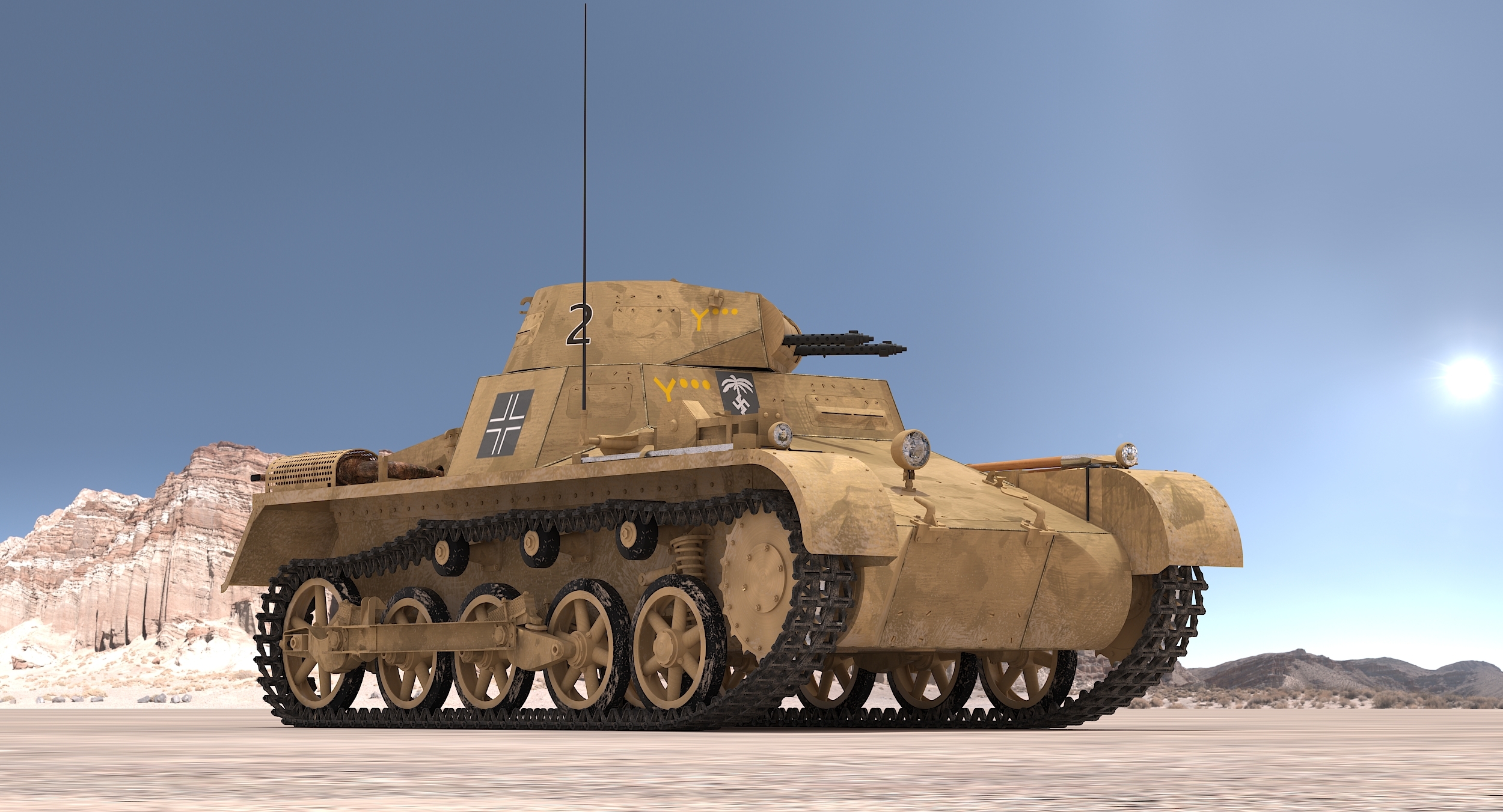 3d model panzerkampfwagen i ausf. a sd.kfz.101