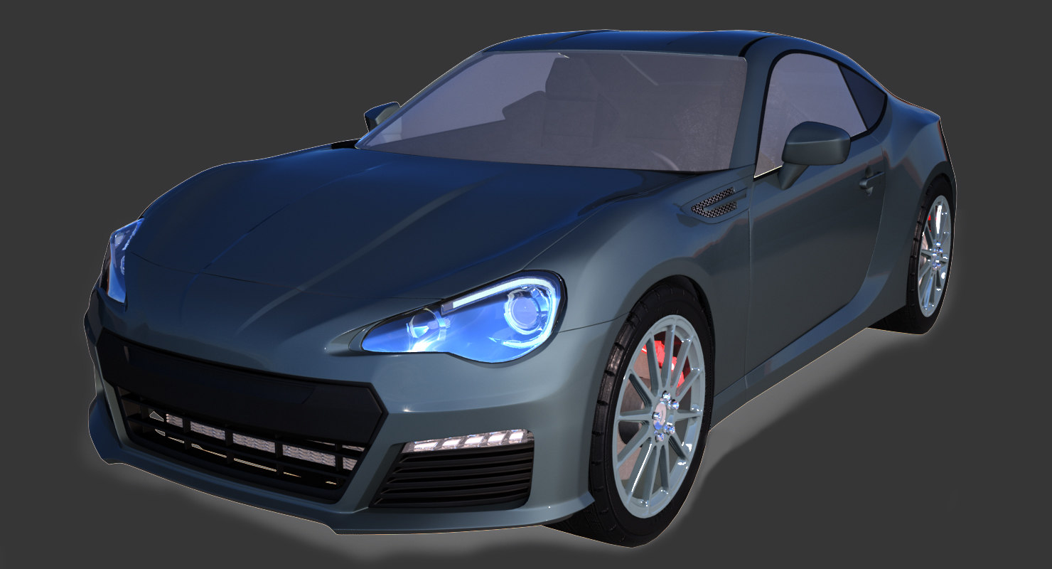 3D subaru brz TurboSquid 1177583
