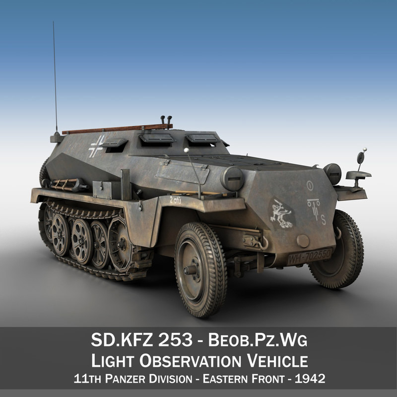 3D sd kfz 253 - model - TurboSquid 1177606