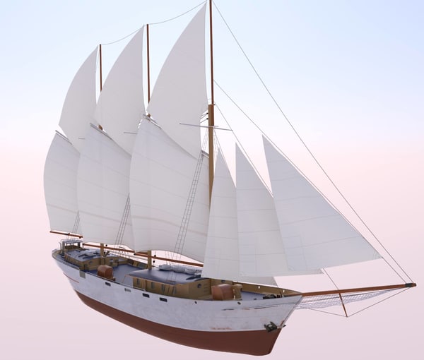 Sailing Ship Blender Models for Download TurboSquid