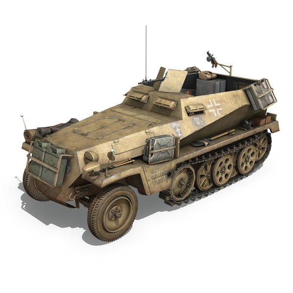 Sd kfz 250 1 model - TurboSquid 1177667