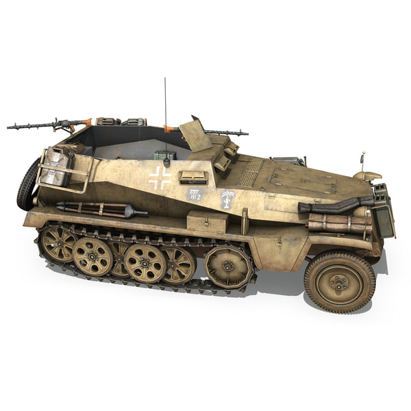 Sd kfz 250 1 model - TurboSquid 1177667